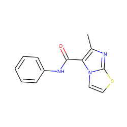 Cc1nc2sccn2c1C(=O)Nc1ccccc1 ZINC000196596819