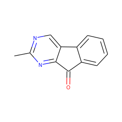 Cc1ncc2c(n1)C(=O)c1ccccc1-2 ZINC000014970117