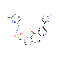 Cc1nccc(CNS(=O)(=O)Cc2ccc3ccc4ncc(-c5cnn(C)c5)cc4c(=O)c3c2)n1 ZINC000095581520