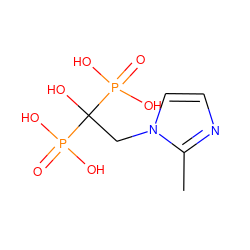 Cc1nccn1CC(O)(P(=O)(O)O)P(=O)(O)O ZINC000026745617