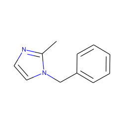 Cc1nccn1Cc1ccccc1 ZINC000000156633