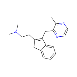 Cc1nccnc1CC1=C(CCN(C)C)Cc2ccccc21 ZINC000049115220