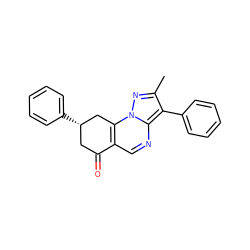 Cc1nn2c3c(cnc2c1-c1ccccc1)C(=O)C[C@H](c1ccccc1)C3 ZINC000002362578