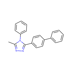 Cc1nnc(-c2ccc(-c3ccccc3)cc2)n1-c1ccccc1 ZINC000001512577