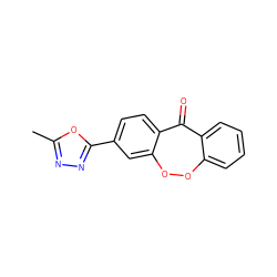 Cc1nnc(-c2ccc3c(c2)OOc2ccccc2C3=O)o1 ZINC000034801120