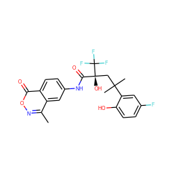 Cc1noc(=O)c2ccc(NC(=O)[C@@](O)(CC(C)(C)c3cc(F)ccc3O)C(F)(F)F)cc12 ZINC000001548706