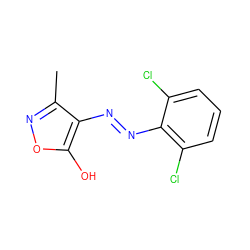 Cc1noc(O)c1N=Nc1c(Cl)cccc1Cl ZINC000253978783