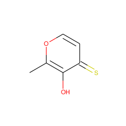 Cc1occc(=S)c1O ZINC000002573195