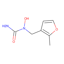 Cc1occc1CN(O)C(N)=O ZINC000013762854