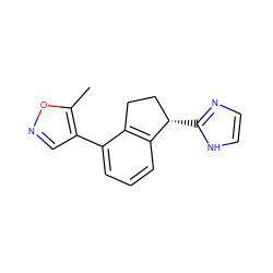 Cc1oncc1-c1cccc2c1CC[C@@H]2c1ncc[nH]1 ZINC000029047996