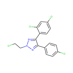 ClCCn1nc(-c2ccc(Cl)cc2)c(-c2ccc(Cl)cc2Cl)n1 ZINC000103210297