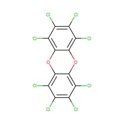 Clc1c(Cl)c(Cl)c2c(c1Cl)Oc1c(Cl)c(Cl)c(Cl)c(Cl)c1O2 ZINC000001670159