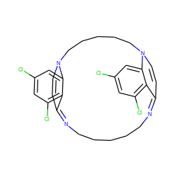 Clc1cc(Cl)c2c(c1)N1C=CC2=NCCCCCN=C2C=CN(CCCCC1)c1cc(Cl)cc(Cl)c12 ZINC000377848801