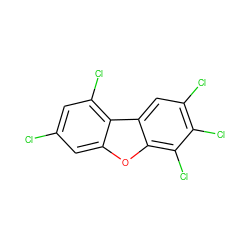 Clc1cc(Cl)c2c(c1)oc1c(Cl)c(Cl)c(Cl)cc12 ZINC000002569968