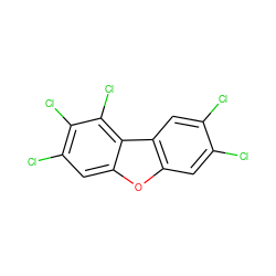 Clc1cc2oc3cc(Cl)c(Cl)c(Cl)c3c2cc1Cl ZINC000002567229