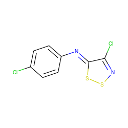 Clc1ccc(/N=c2\ssnc2Cl)cc1 ZINC000012428974