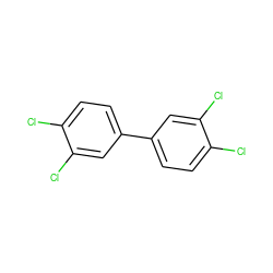 Clc1ccc(-c2ccc(Cl)c(Cl)c2)cc1Cl ZINC000001532135