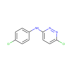 Clc1ccc(Nc2ccc(Cl)nn2)cc1 ZINC000000344220