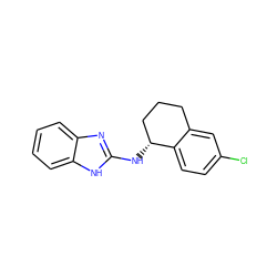 Clc1ccc2c(c1)CCC[C@H]2Nc1nc2ccccc2[nH]1 ZINC000040380389