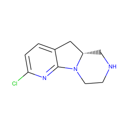 Clc1ccc2c(n1)N1CCNC[C@H]1C2 ZINC000028572307