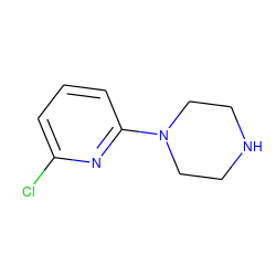 Clc1cccc(N2CCNCC2)n1 ZINC000003016267