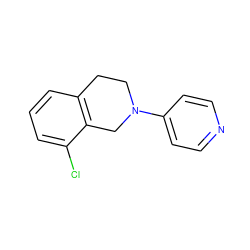 Clc1cccc2c1CN(c1ccncc1)CC2 ZINC000013489840