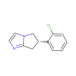 Clc1ccccc1[C@@H]1Cc2nccn2C1 ZINC000040379338