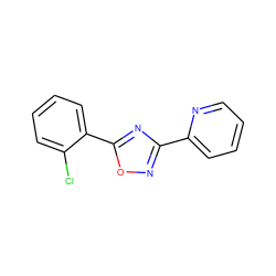 Clc1ccccc1-c1nc(-c2ccccn2)no1 ZINC000000238243