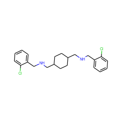 Clc1ccccc1CNCC1CCC(CNCc2ccccc2Cl)CC1 ZINC000001548798