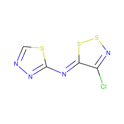 Clc1nssc1=Nc1nncs1 ZINC000252677615