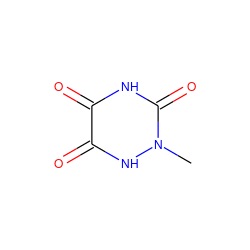 Cn1[nH]c(=O)c(=O)[nH]c1=O ZINC000143654100