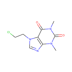 Cn1c(=O)c2c(ncn2CCCl)n(C)c1=O ZINC000000000999