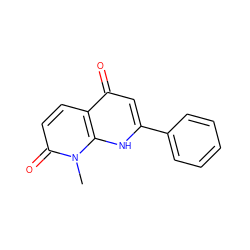 Cn1c(=O)ccc2c(=O)cc(-c3ccccc3)[nH]c21 ZINC000013579535