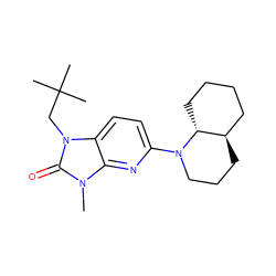 Cn1c(=O)n(CC(C)(C)C)c2ccc(N3CCC[C@@H]4CCCC[C@H]43)nc21 ZINC000116370076