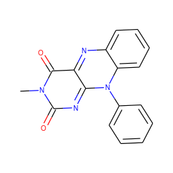 Cn1c(=O)nc2n(-c3ccccc3)c3ccccc3nc-2c1=O ZINC000013311319