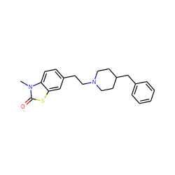 Cn1c(=O)sc2cc(CCN3CCC(Cc4ccccc4)CC3)ccc21 ZINC000000836242