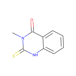 Cn1c(=S)[nH]c2ccccc2c1=O ZINC000003886416