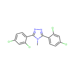 Cn1c(-c2ccc(Cl)cc2Cl)nnc1-c1ccc(Cl)cc1Cl ZINC000029042507