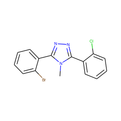 Cn1c(-c2ccccc2Cl)nnc1-c1ccccc1Br ZINC000029042591