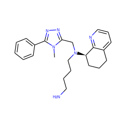 Cn1c(CN(CCCCN)[C@@H]2CCCc3cccnc32)nnc1-c1ccccc1 ZINC000145781944