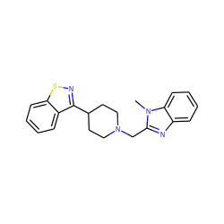 Cn1c(CN2CCC(c3nsc4ccccc34)CC2)nc2ccccc21 ZINC000045365396