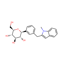 Cn1c(Cc2cccc([C@@H]3O[C@H](CO)[C@@H](O)[C@H](O)[C@H]3O)c2)cc2ccccc21 ZINC000084596106