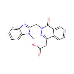 Cn1c(Cn2nc(CC(=O)O)c3ccccc3c2=O)nc2ccccc21 ZINC000013449007