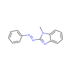 Cn1c(N=Nc2ccccc2)nc2ccccc21 ZINC000252611767