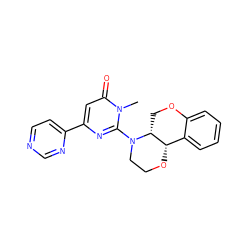 Cn1c(N2CCO[C@H]3c4ccccc4OC[C@H]32)nc(-c2ccncn2)cc1=O ZINC000043175872