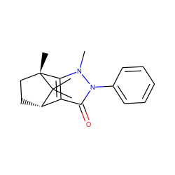 Cn1c2c(c(=O)n1-c1ccccc1)[C@@H]1CC[C@@]2(C)C1(C)C ZINC000142375537