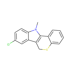 Cn1c2c(c3cc(Cl)ccc31)CSc1ccccc1-2 ZINC000034801463