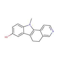 Cn1c2c(c3cc(O)ccc31)CCc1cnccc1-2 ZINC000034801483