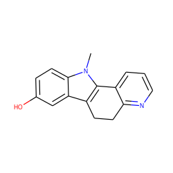 Cn1c2c(c3cc(O)ccc31)CCc1ncccc1-2 ZINC000034603866