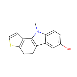 Cn1c2c(c3cc(O)ccc31)CCc1sccc1-2 ZINC000034801476